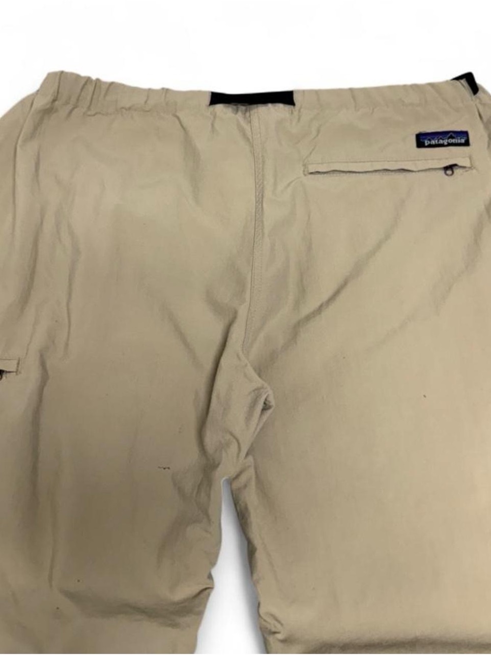 Patagonia Khaki Nylon Hiking Cargo Pants